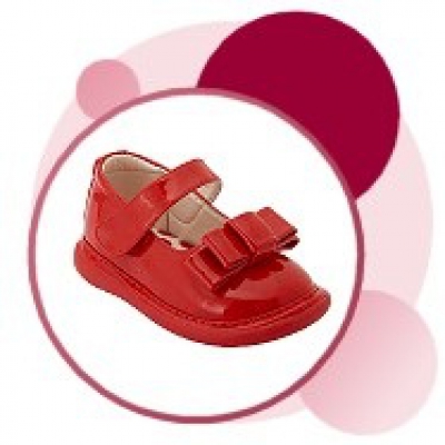 Triple Loop Bow Shoe-Rauðir image
