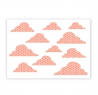 Clouds Pink Dots Rubon image