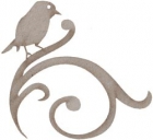 Bird on Swirl image