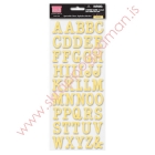 Sprinkle Glaze Alphabet Stickers Sunshine image