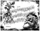 Santa with Music in Frame image
