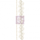 Say it in Crystals Border 12"-Romantique image