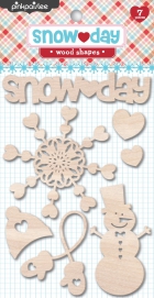 Snow Day-Wooden Shapes image