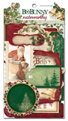 Father Christmas Die cut miðar image
