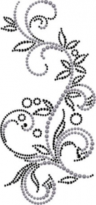 Say it in Crystals and Pearls Swirl-Almanac image