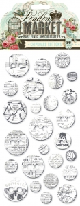 London Market-Chipboard Buttons image
