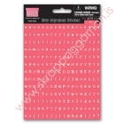 Mini Alpha Sticker Kiss Pink image