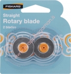 Fiskars Rotary Blades Straight (venjuleg) image