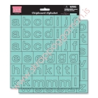 My Little Shoebox-Chipboard stafasett 8x8 Waterslide image